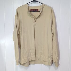 Vintage Men Authentic GFC Cotton Long Sleeve Shirt Top